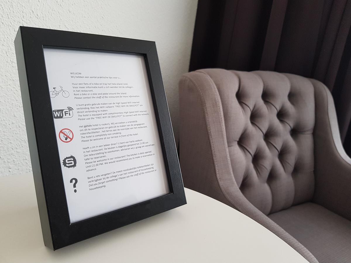 Boutique Hotel De Smulpot Den Burg Eksteriør bilde